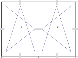 DREH KIPP LINKS/PFOSTEN/DREH KIPP RECHTS-MD88